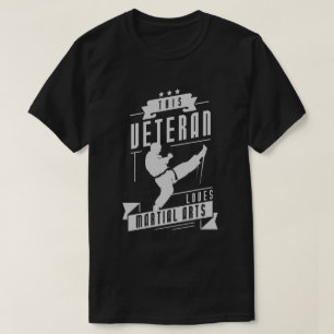 Camiseta A los veteranos les encantan las artes marciales