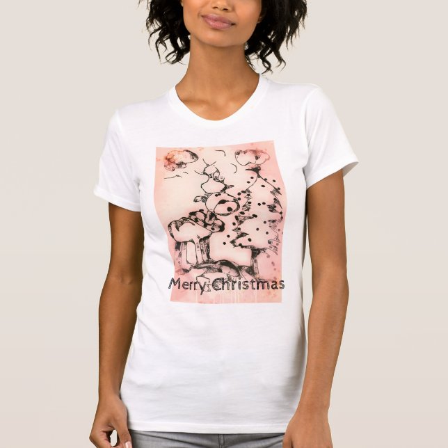 Camiseta A Lost Reindeer for Christmas  (Anverso)