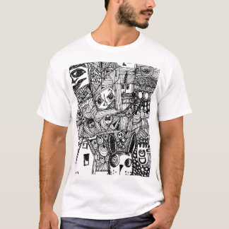 Camiseta a mano original de los Doodles