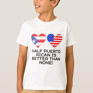 Camiseta A medias puertorriqueño es mejor que ninguno