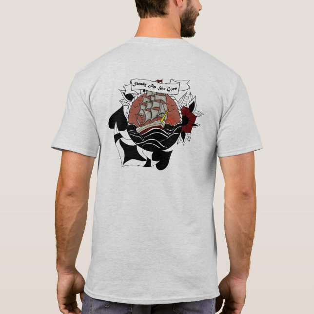 Camiseta A medida que se vuelve arte vintage (Reverso)