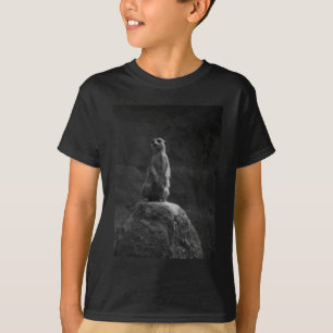 Camiseta A Meerkat En Una Roca A Los Amantes De La Naturale