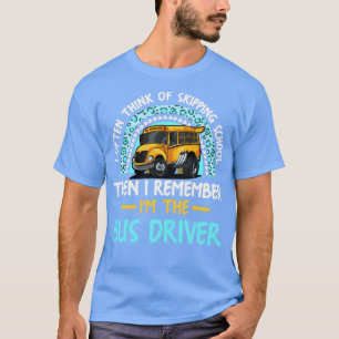 Camiseta A Menudo Piensen En Saltarse Del Funny Conductor D