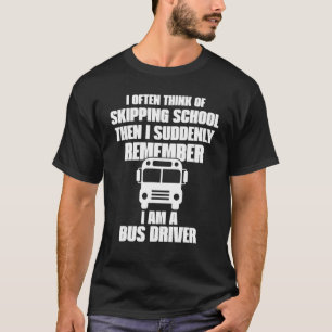 Camiseta A Menudo Pienso En Saltar De La Escuela De Diversi
