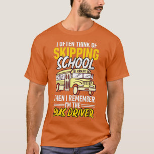 Camiseta A Menudo Pienso En Saltar Del Funny Conductor De A