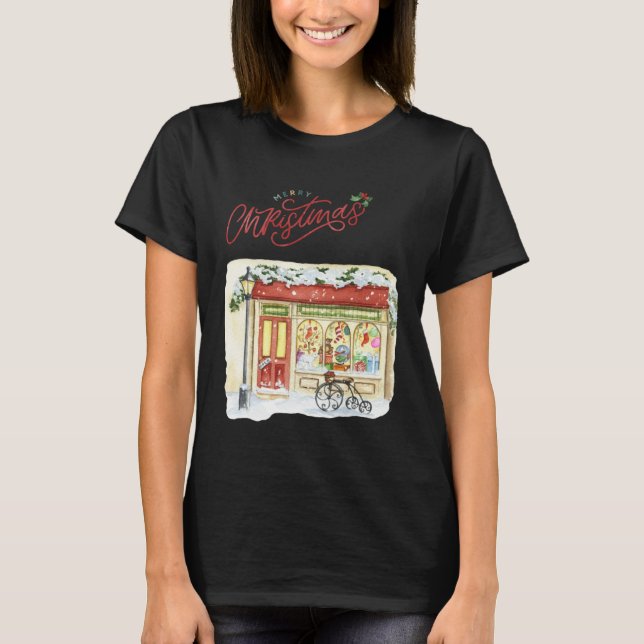 Camiseta A Merry Christmas Shop (Anverso)