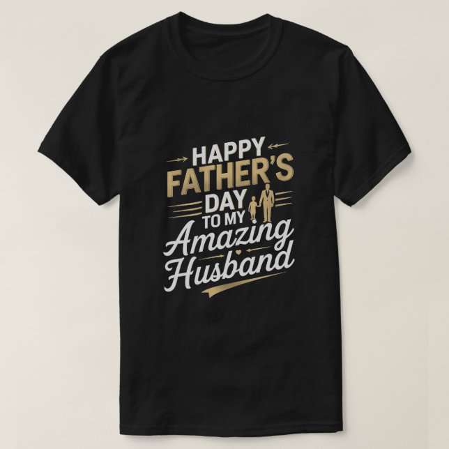 Camiseta A mi asombroso marido - Día del Padre, T-S (Diseño del anverso)