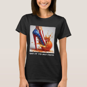 Camiseta A Mi Cara Kamala Harris 2024 Aplastó Al Orang