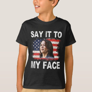 Camiseta A Mi Cara, La Graciosa Kamala-harris Se Dirige A T