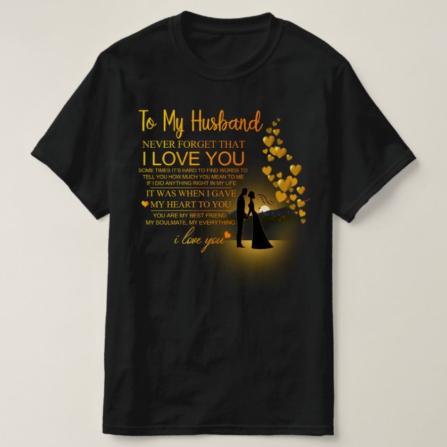 CAMISETA A MI ESPOSO ME ENCANTA (Diseño del anverso)