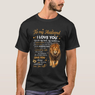 Camiseta A Mi Esposo Te Amo, Eres Mi Roca, Mi Nariz