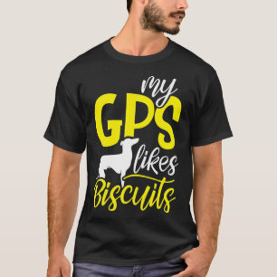 Camiseta A mi GPS le gusta el entrenamiento de los amantes 