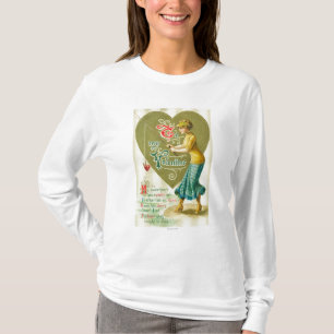 Camiseta A mi mujer de la tarjeta del día de San Valentín