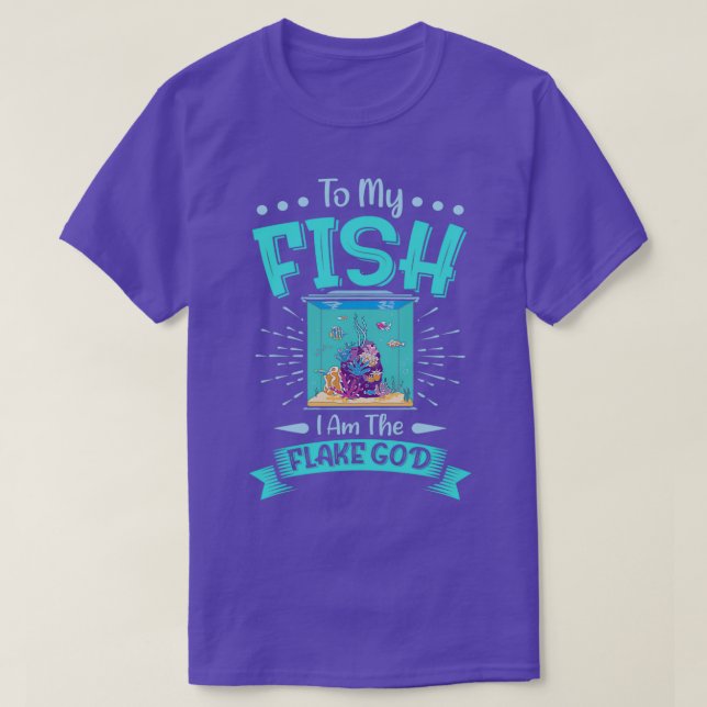 Camiseta A mi pescado soy el regalo de Dios de Flake 3 (Diseño del anverso)