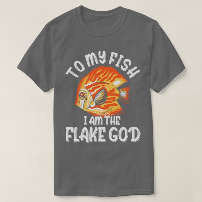 Camiseta A mi pescado soy el regalo de Dios de Flake Aquari (Diseño del anverso)