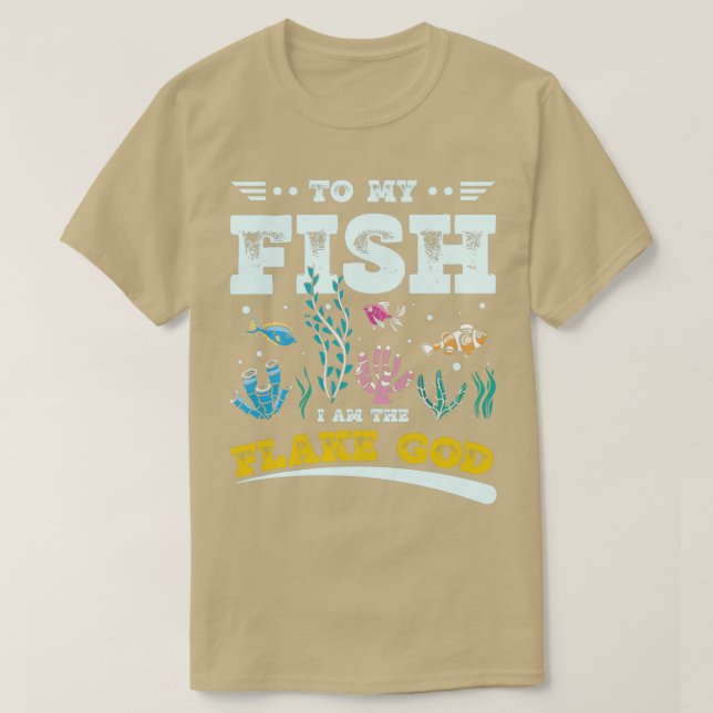Camiseta A mi pescado soy el regalo de Dios de Flake Aquari (Diseño del anverso)