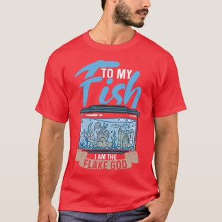 Camiseta A mi pescado soy el regalo de Dios de Flake Aquari
