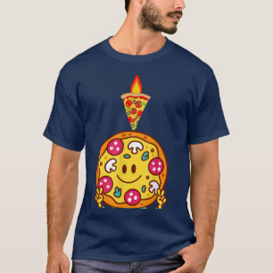 Camiseta A Mi Pizza Favorita Le Encantan Más Ropa Por Favor
