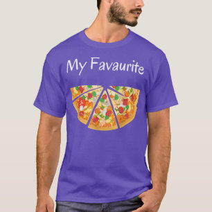 Camiseta A Mi Pizza Favorita Le Encantan Más Slice Por Favo