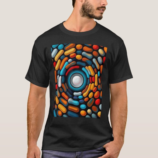 Camiseta A minimalistic optical abstract artwork (Anverso)