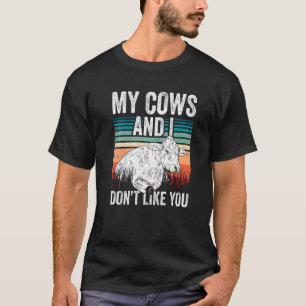 Camiseta A mis vacas y a mí no nos gustan las criaturas de 