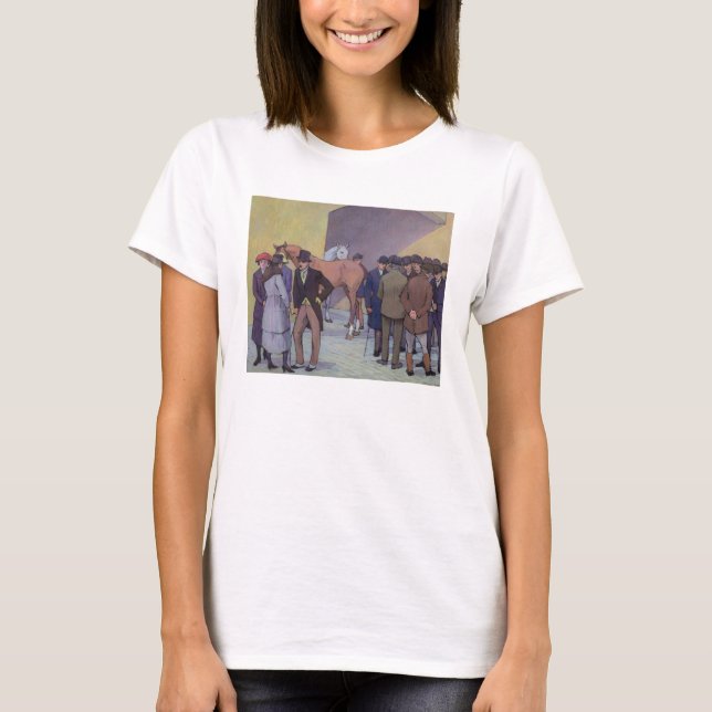 Camiseta A Morning at Tattersall's (oil on canvas) (Anverso)