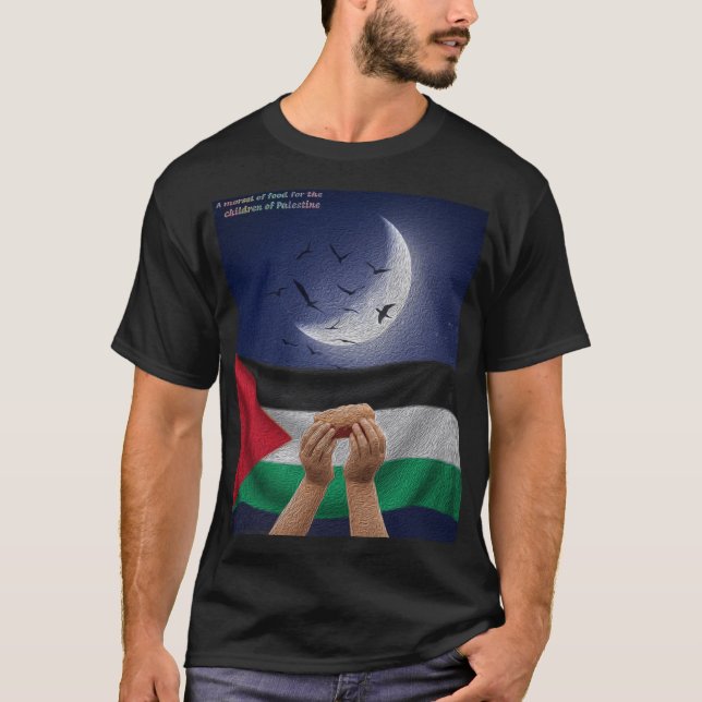 Camiseta A morsel of food for the children of Palestin (Anverso)