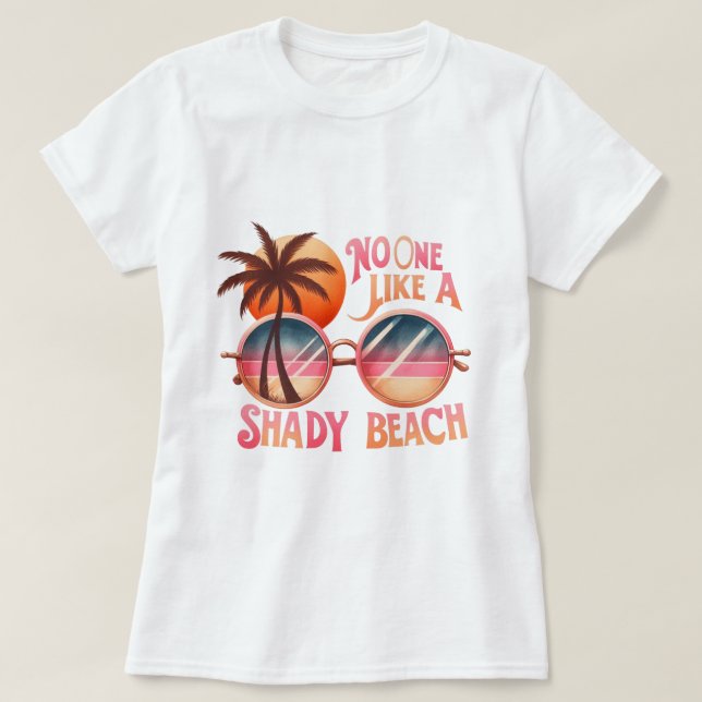Camiseta A nadie le gusta la playa de arena (Diseño del anverso)