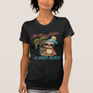 Camiseta a nadie le gusta la playa sombreada