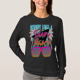Camiseta A nadie le gusta una palmera de rejilla de los 80 