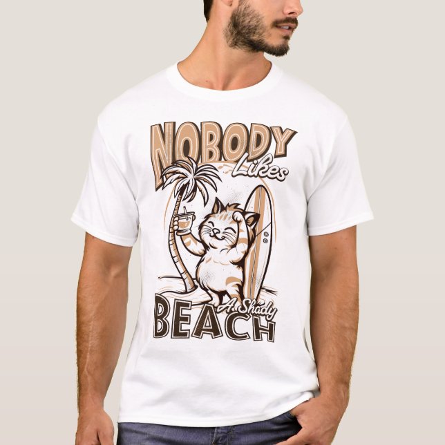 Camiseta A nadie le gusta una playa turbia (Anverso)