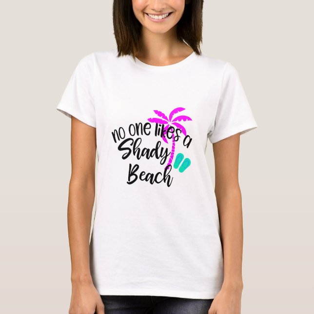 Camiseta A nadie le gusta una playa turbia (Anverso)