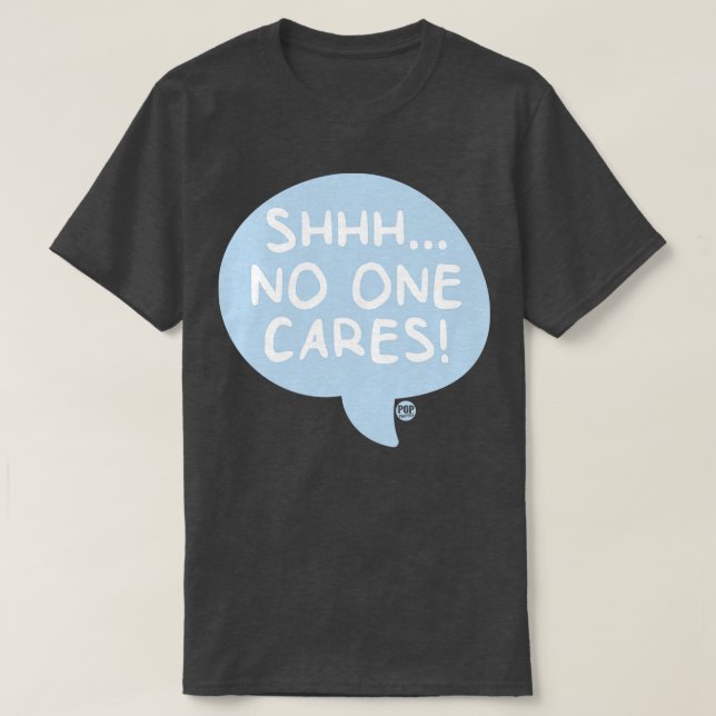 CAMISETA A NADIE LE IMPORTA (Diseño del anverso)