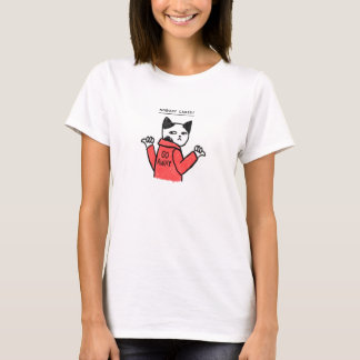 Camiseta ¡A nadie le importa! Lejos, meme de gatos