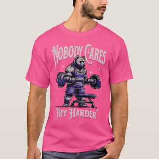 Camiseta A nadie le importa más la elevación del peso del o