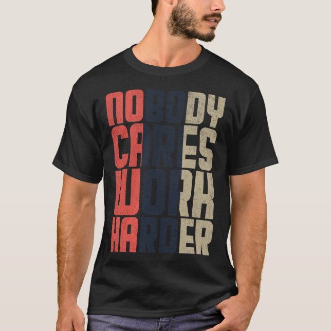 Camiseta A nadie le importa trabajar más Fitness Workout Gy (Anverso)