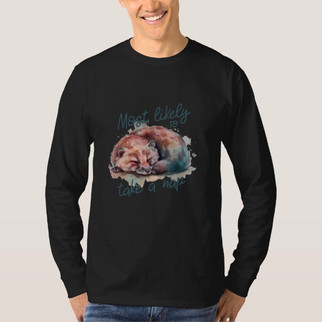 Camiseta A Nap Vex Quirky and Fun Sleepyheads Sloth Fans (Anverso)