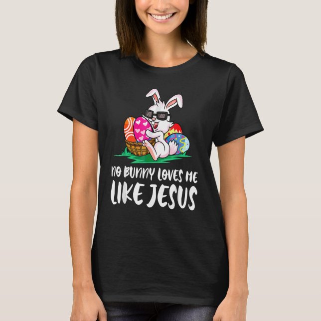 Camiseta A ningún conejo le gustan los hombres como Jesuss  (Anverso)