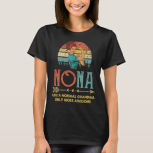 Camiseta A Nona le gusta una abuela normal sólo más mujeres