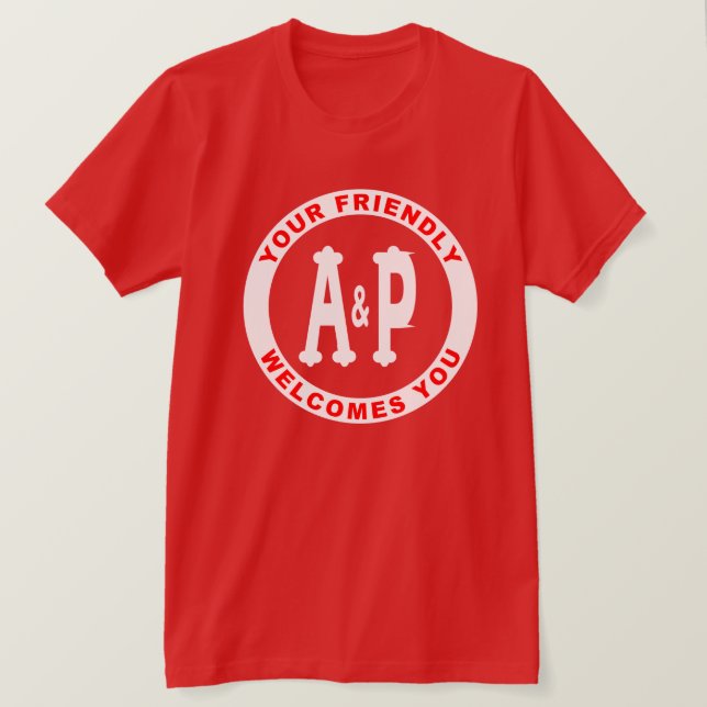 Camiseta A&P Illinois Grocery Stores T-Shirt (Anverso del diseño)