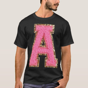 Camiseta A - Palo de la letra de la variedad del Purpurina 