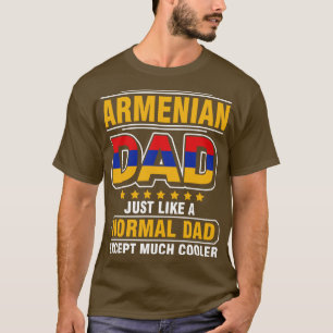 Camiseta A papá armenio le gusta un papá normal, excepto mu