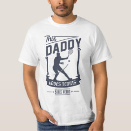 Camiseta A papá le encanta el tenis como regalo del día del