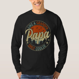 Camiseta A Papá Le Gusta El Abuelo Solo El Foler Papá Defin