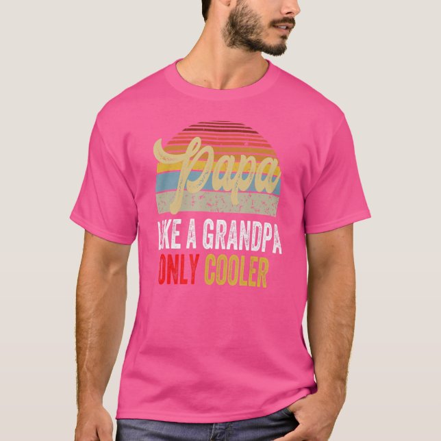 Camiseta A Papá Le Gusta El Abuelo Sólo El Refrigerador Pap (Anverso)