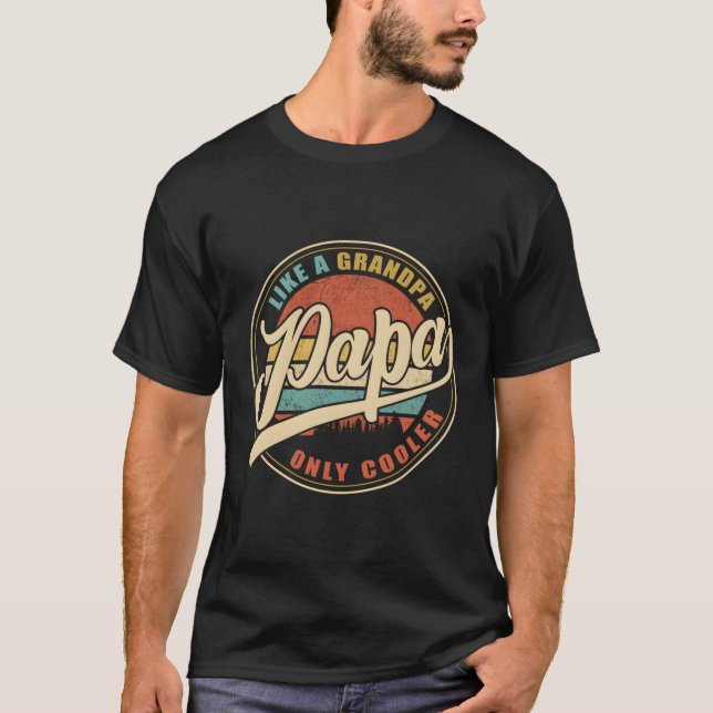 Camiseta A Papá Le Gusta Solamente El Abuelo La Definición  (Anverso)