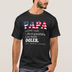 Camiseta A Papá Le Gusta Un Abuelo Pero Mucho Más Fresco