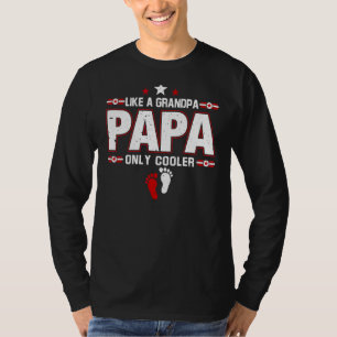 Camiseta A Papá Le Gusta Un Abuelo Sólo Hombres Fríos Decor