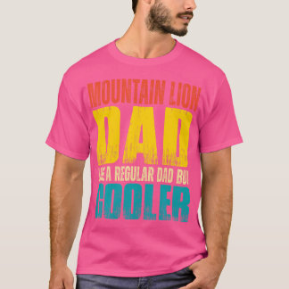 Camiseta A Papá León De La Montaña Le Gusta Un Papá Regular