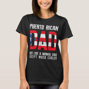 Camiseta A papá puertorriqueño le gusta lo normal excepto l